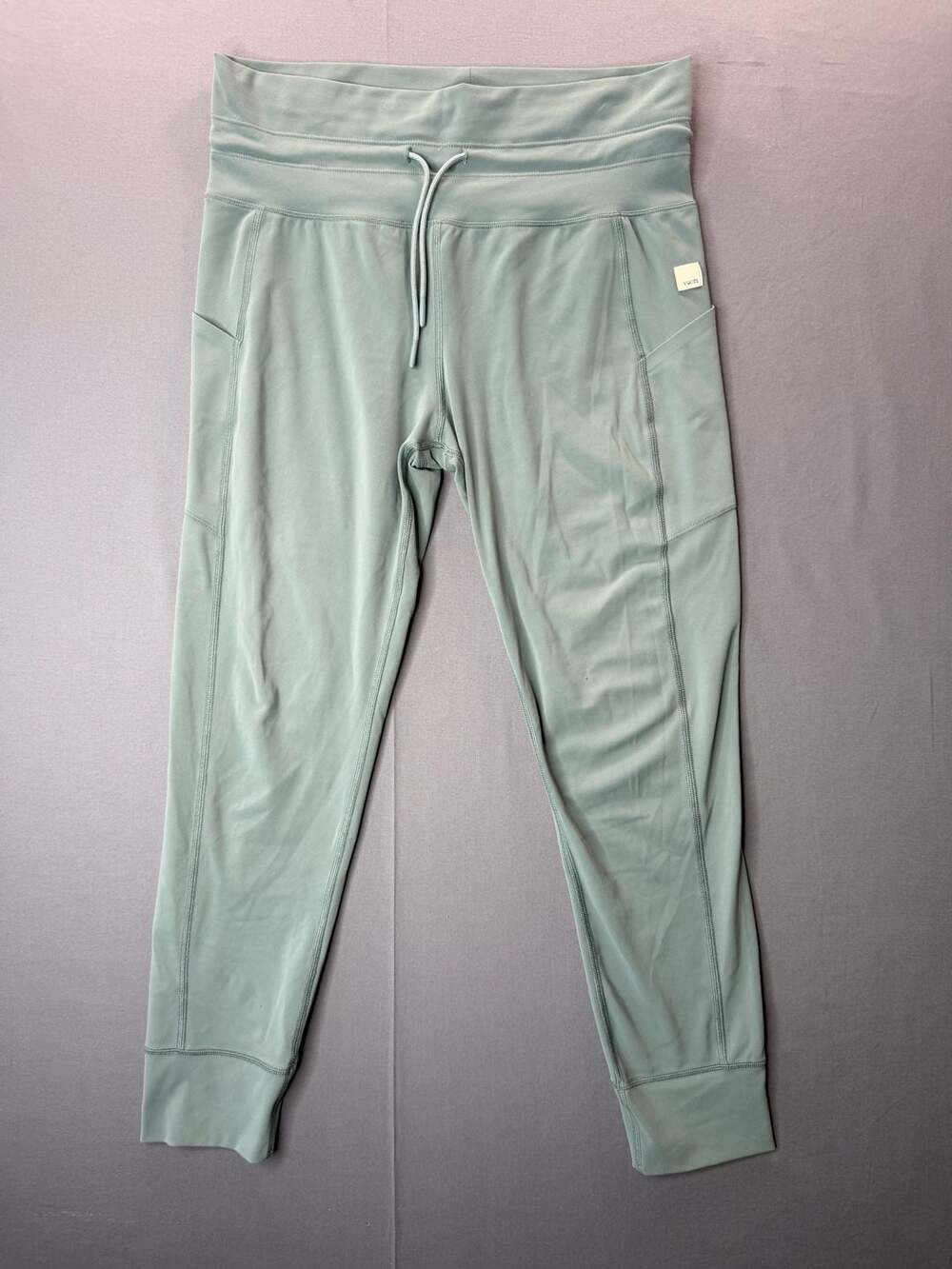 Vuori Performance Jogger Pants Teal Green Size Medium with Pockets
